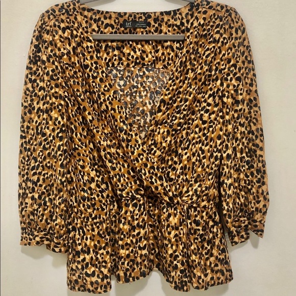 Zara TRF Leopard Blouse - Picture 1 of 4